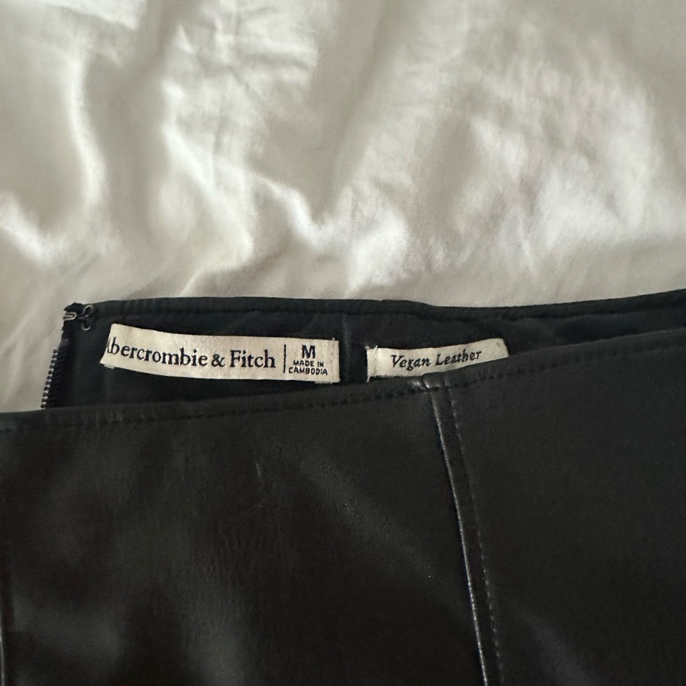 Abercrombie & Fitch Vegan Leather Skirt